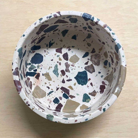Terrazzo drink -en voerbak - Earth - L1