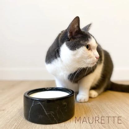 Marmeren drink - en voerbak Voer- en drinkbakken